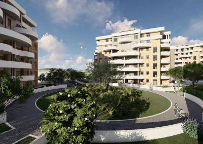 La Primula Guidonia — aree verdi condominiali e parcheggi nuova costruzione